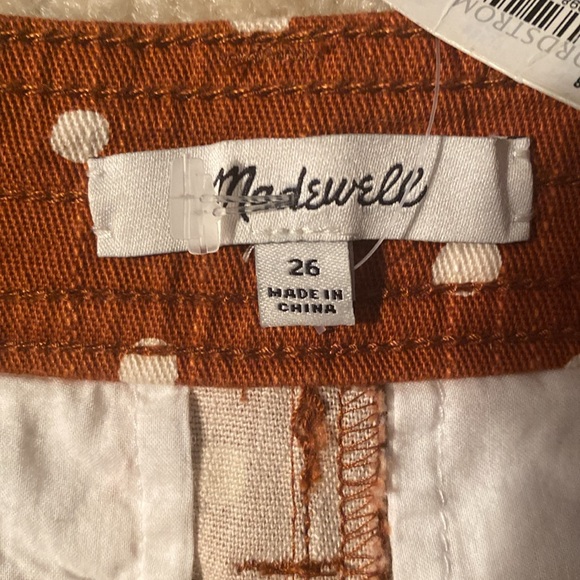 Madewell NWT size 26 waist shorts - Picture 4 of 8